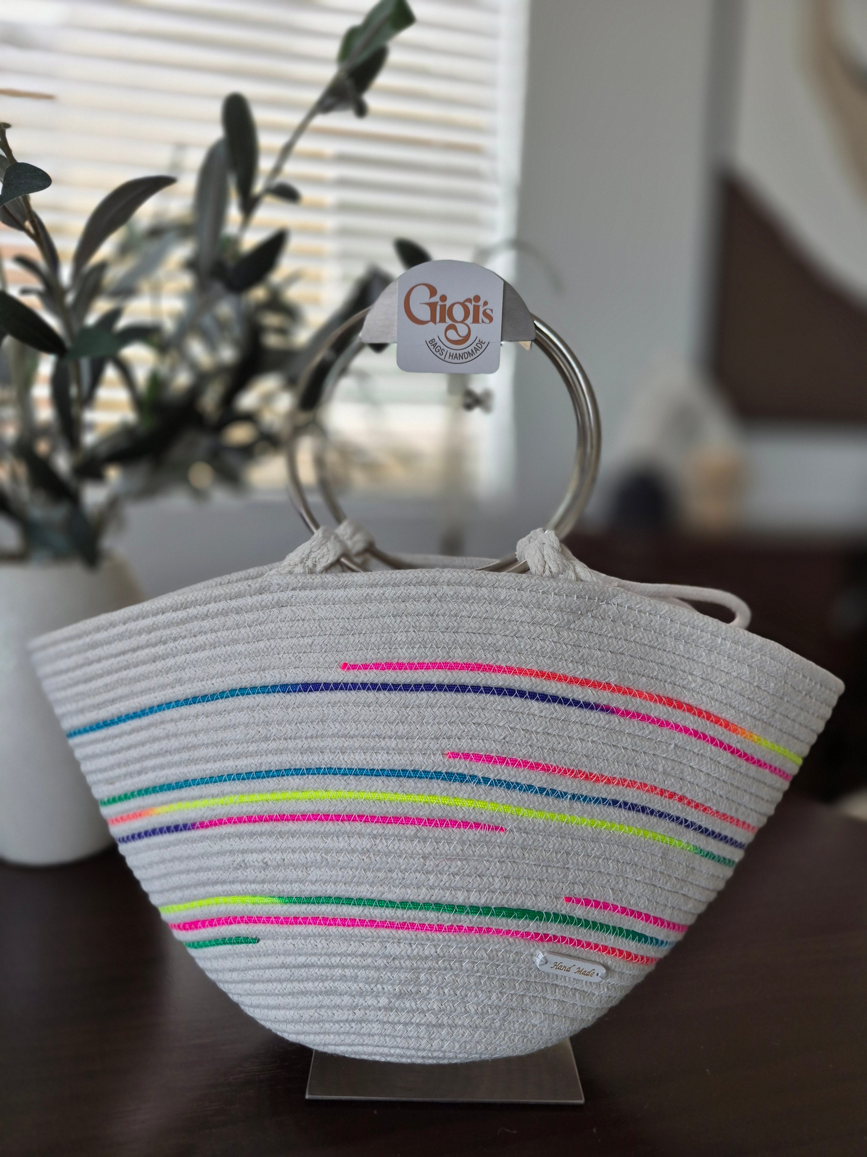Handmade Handbag STRIPE — Gigi's Bags