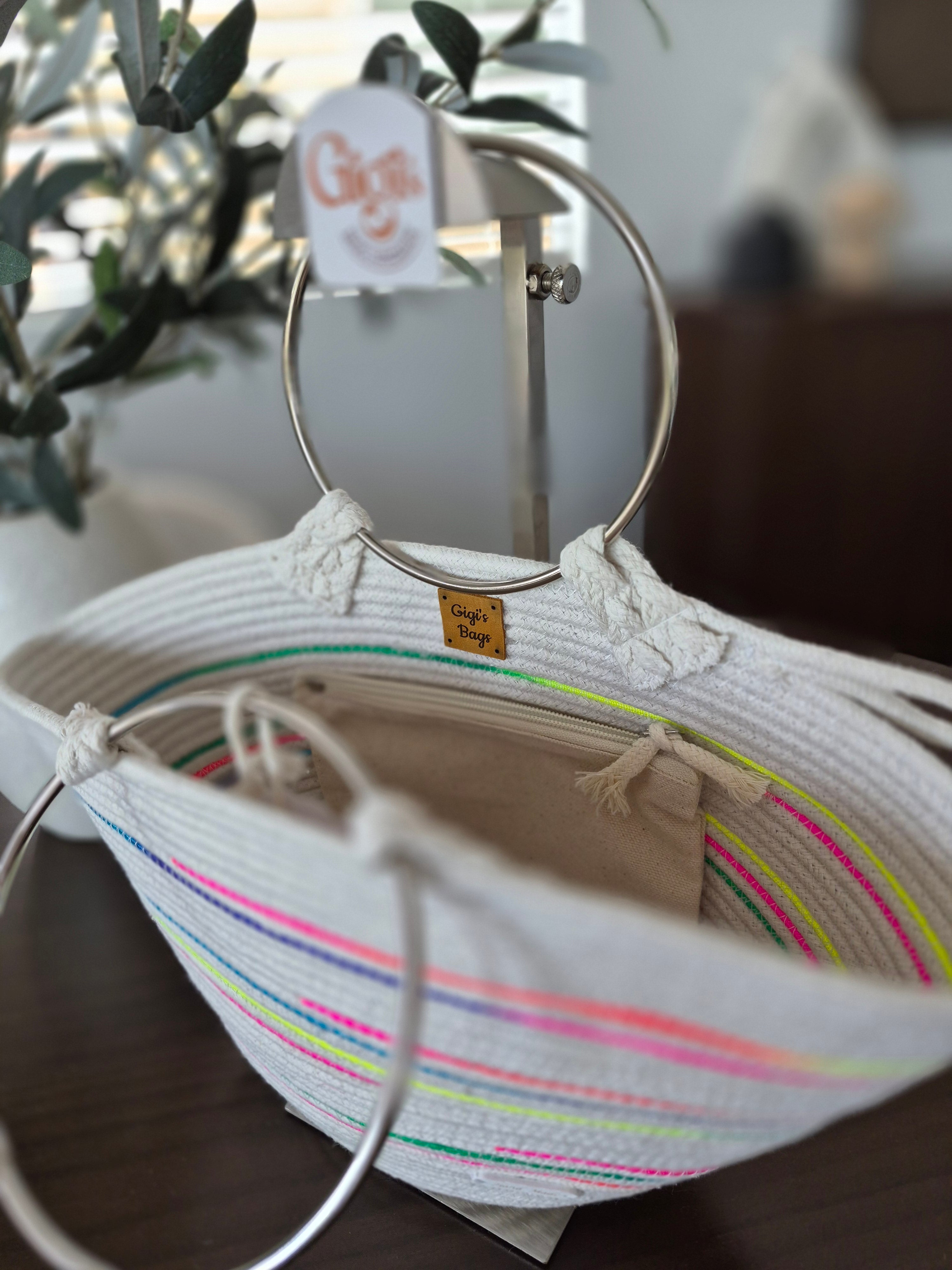 Handmade Handbag STRIPE — Gigi's Bags