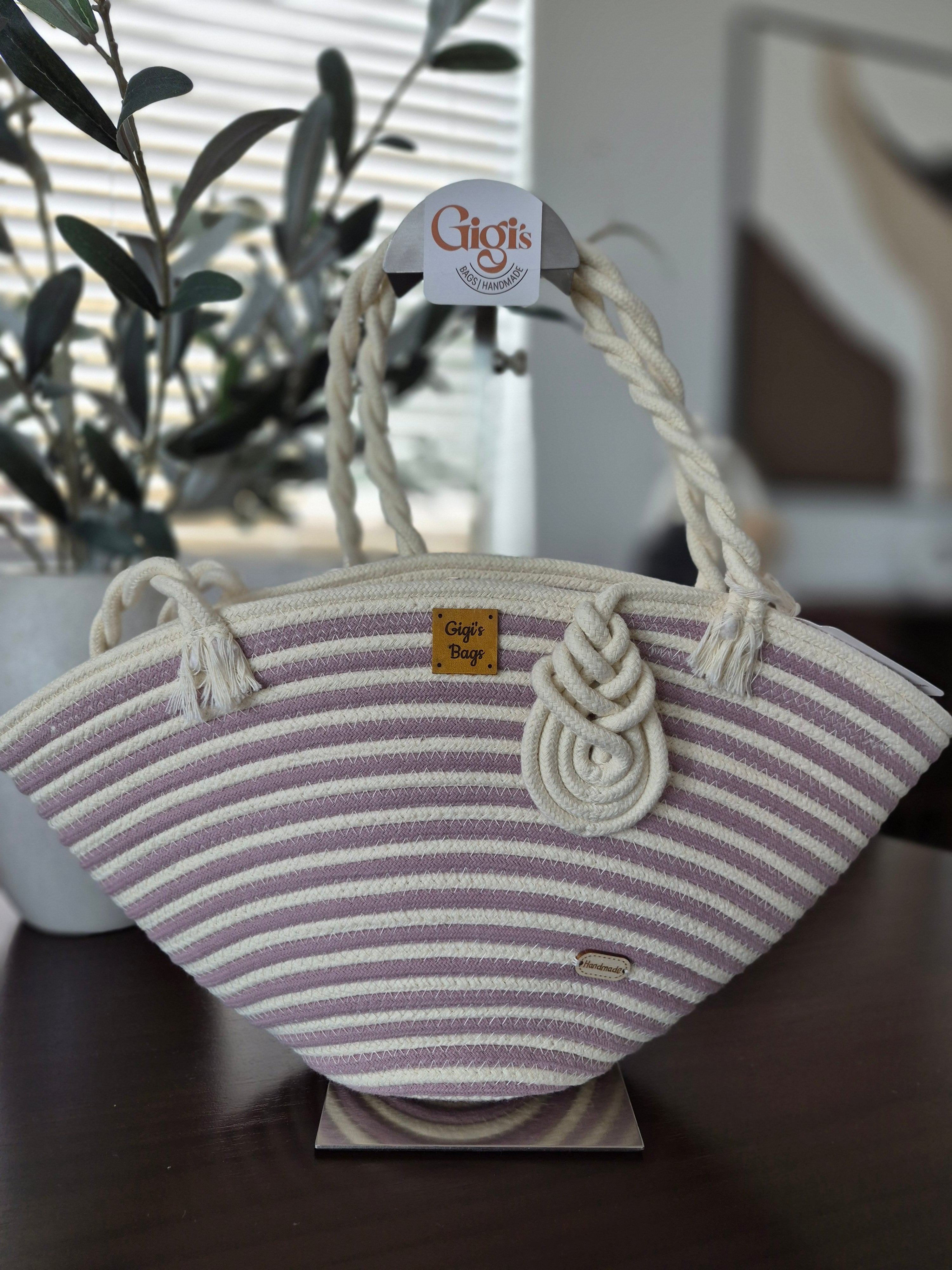 Handmade Handbag STRIPE — Gigi's Bags
