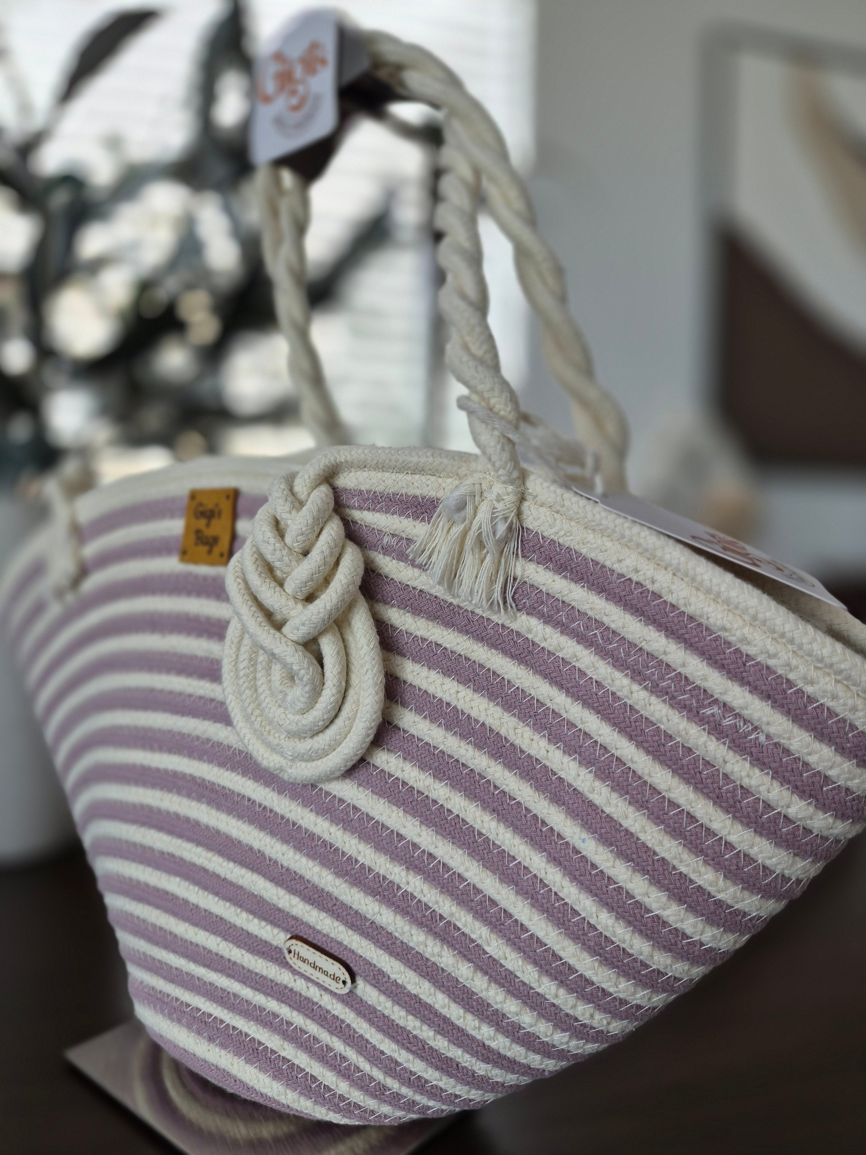 Handmade Handbag STRIPE — Gigi's Bags