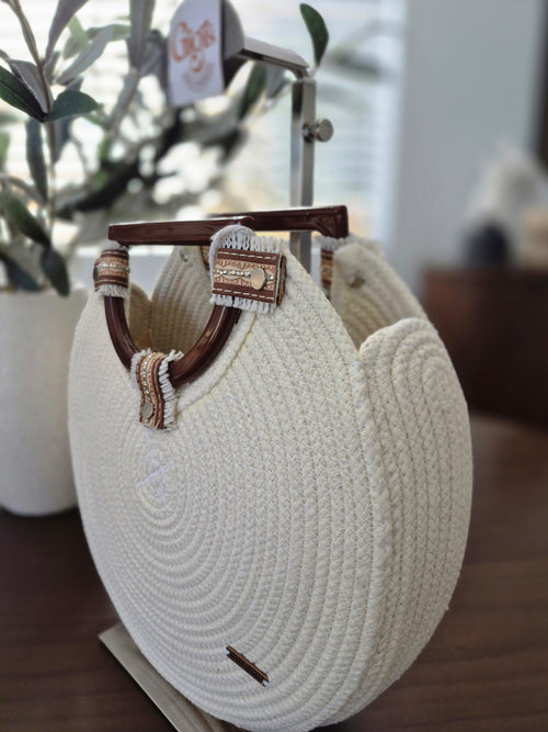 Handmade Round Handbag DISCO — Gigi's Bags