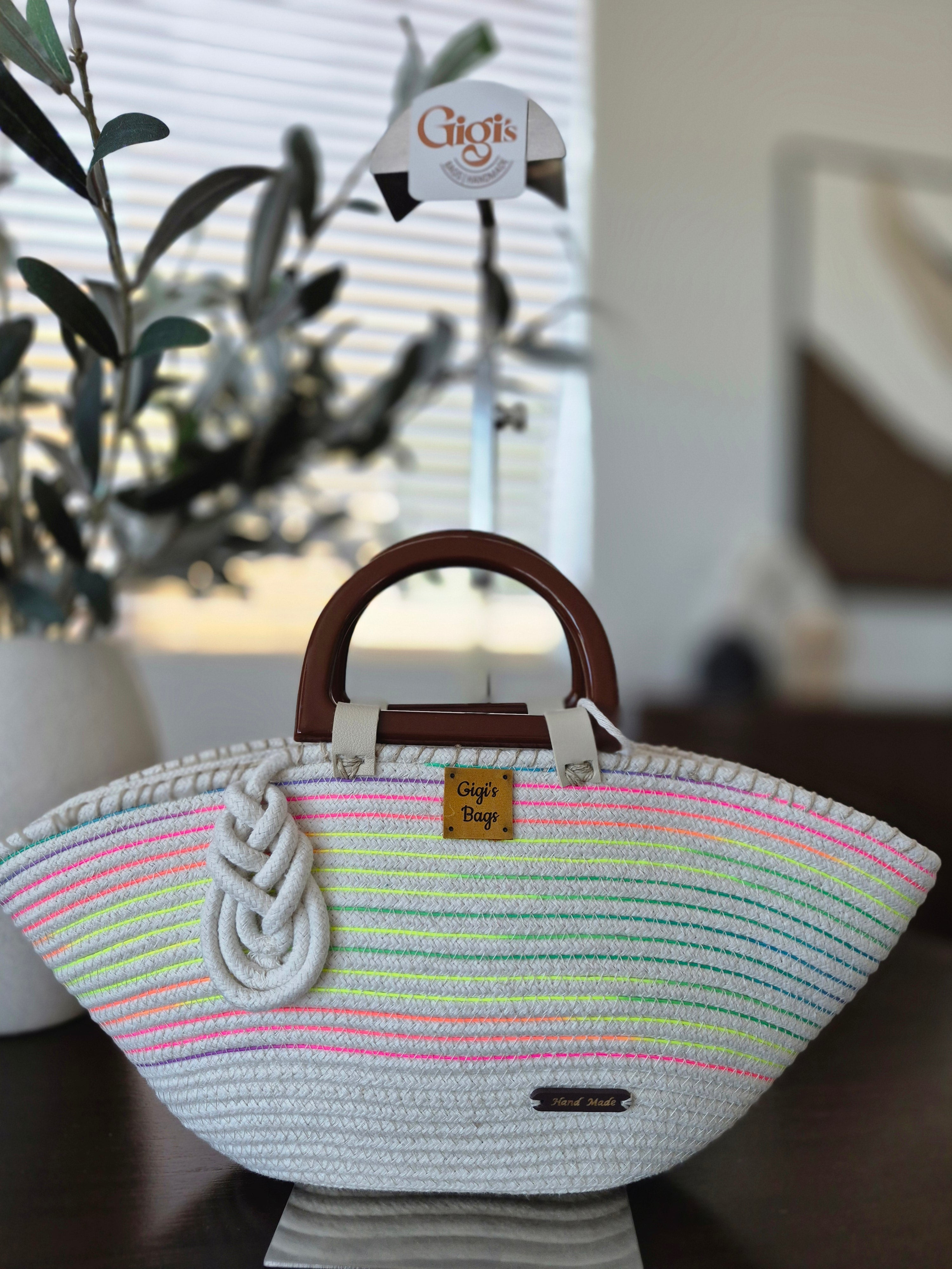Handmade Handbag STRIPE — Gigi's Bags
