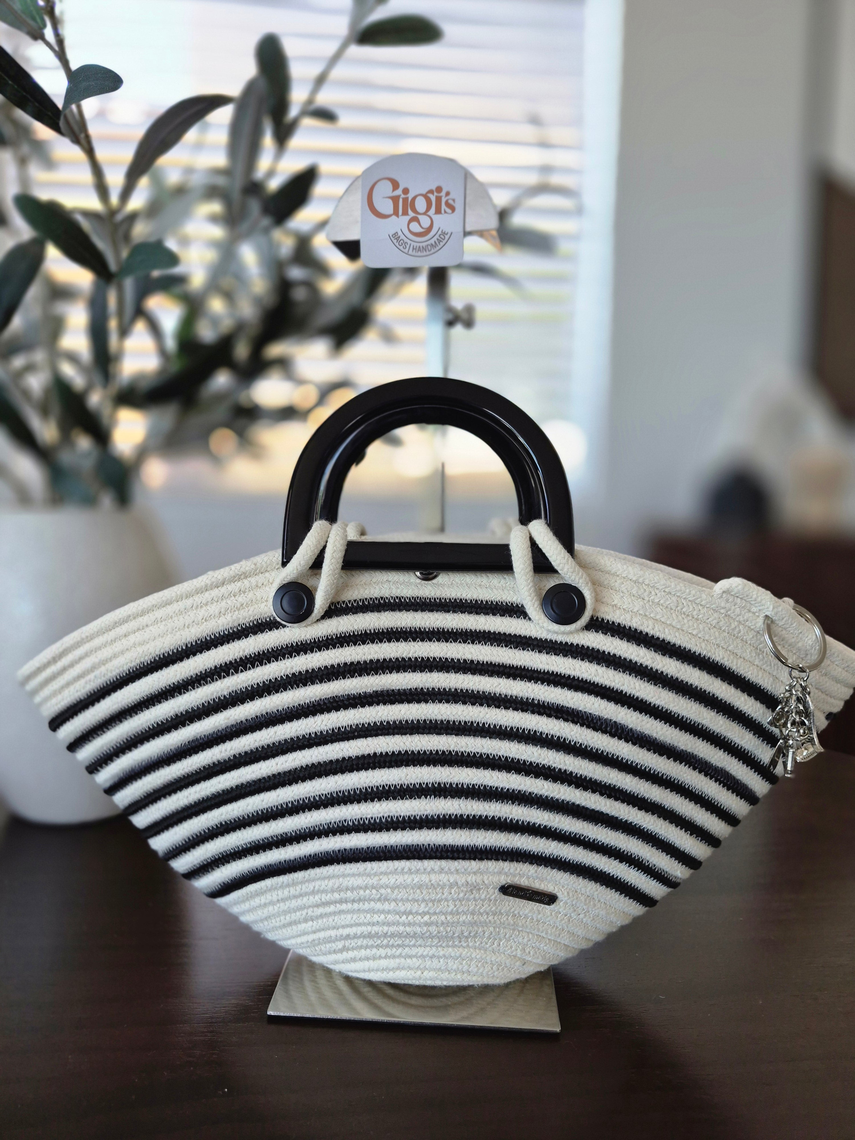 Handmade Handbag STRIPE — Gigi's Bags