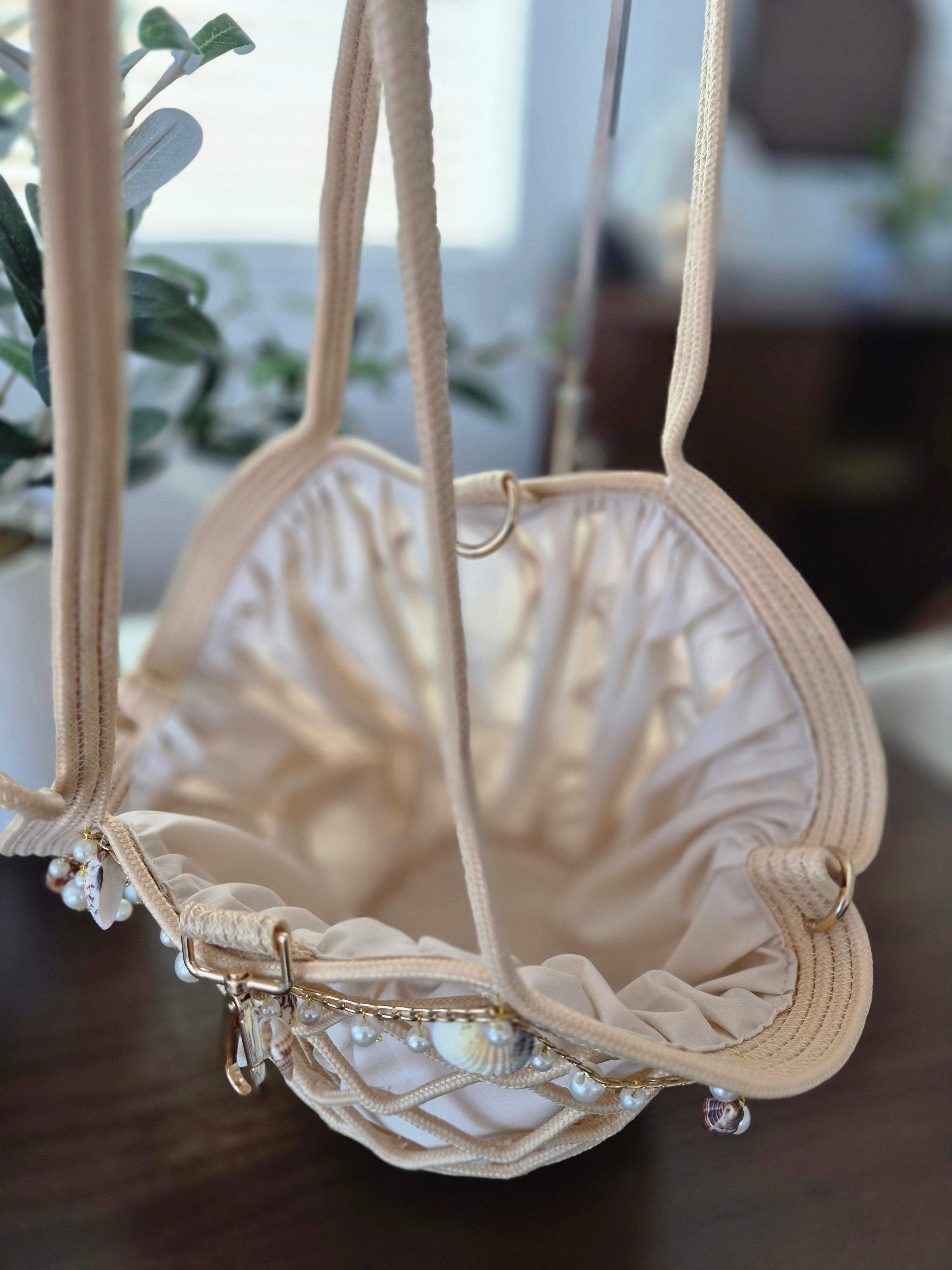 Sandy Pearl Bucket Bag